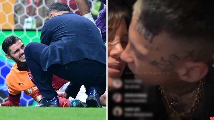 Icardi’nin sakatlandığı anlarda Wanda Nara’nın yaptığına bakın