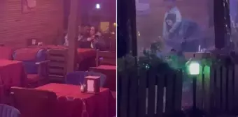 Kız arkadaşını restoranın ortasında bıçakla rehin alan turistin halüsinasyon gördüğü ortaya çıktı