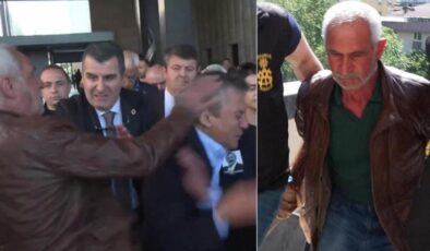 Özel’e saldıran şahıstan skandal sözler! Utanmasa elim çarptı diyecek